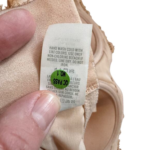 Aerie Show Off Rosey Lace Strapless Push Up Bra 38 B NWOT Removable Straps Nude - Picture 11 of 11